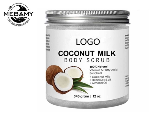 प्राकृतिक देखभाल exfoliating त्वचा देखभाल शारीरिक स्क्रब ब्राउन शुगर उच्च शक्तिशाली नारियल दूध