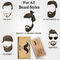 प्राकृतिक पुरुषों दाढ़ी देखभाल किट दाढ़ी तेल 60 मिलीलीटर / दाढ़ी बाम 2.82oz / लकड़ी के कंघी शामिल है